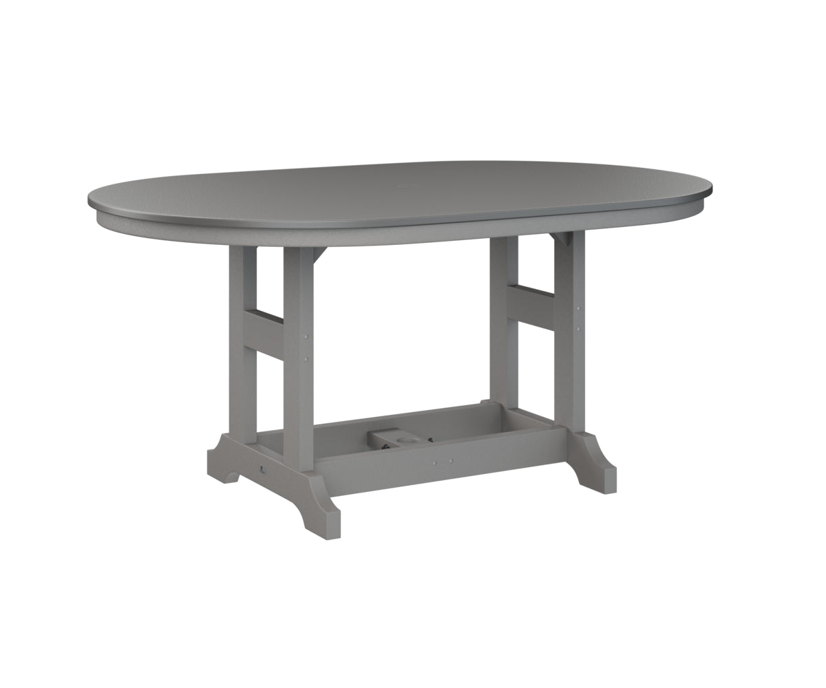 Berlin Gardens Garden Classic 44" x 64" Oblong Counter Table with Hammered Top