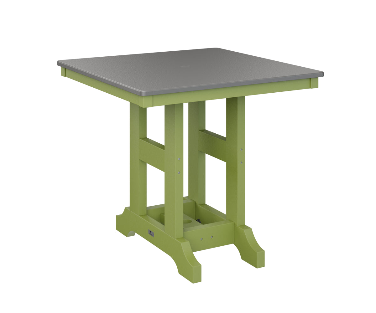 Berlin Gardens Garden Classic 33" Square Dining Table with Hammered Top