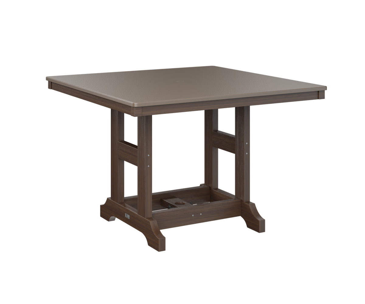 Berlin Gardens Garden Classic 44" Square Counter Table with Hammered Top
