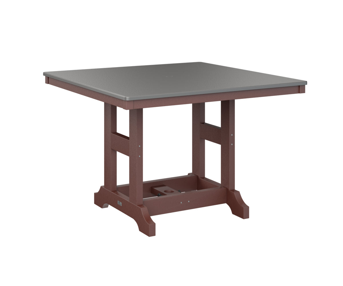 Berlin Gardens Garden Classic 44" Square Counter Table with Hammered Top