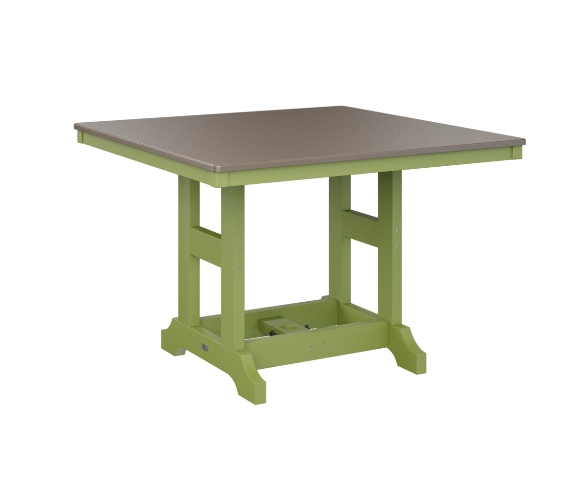 Berlin Gardens Garden Classic 44" Square Counter Table with Hammered Top