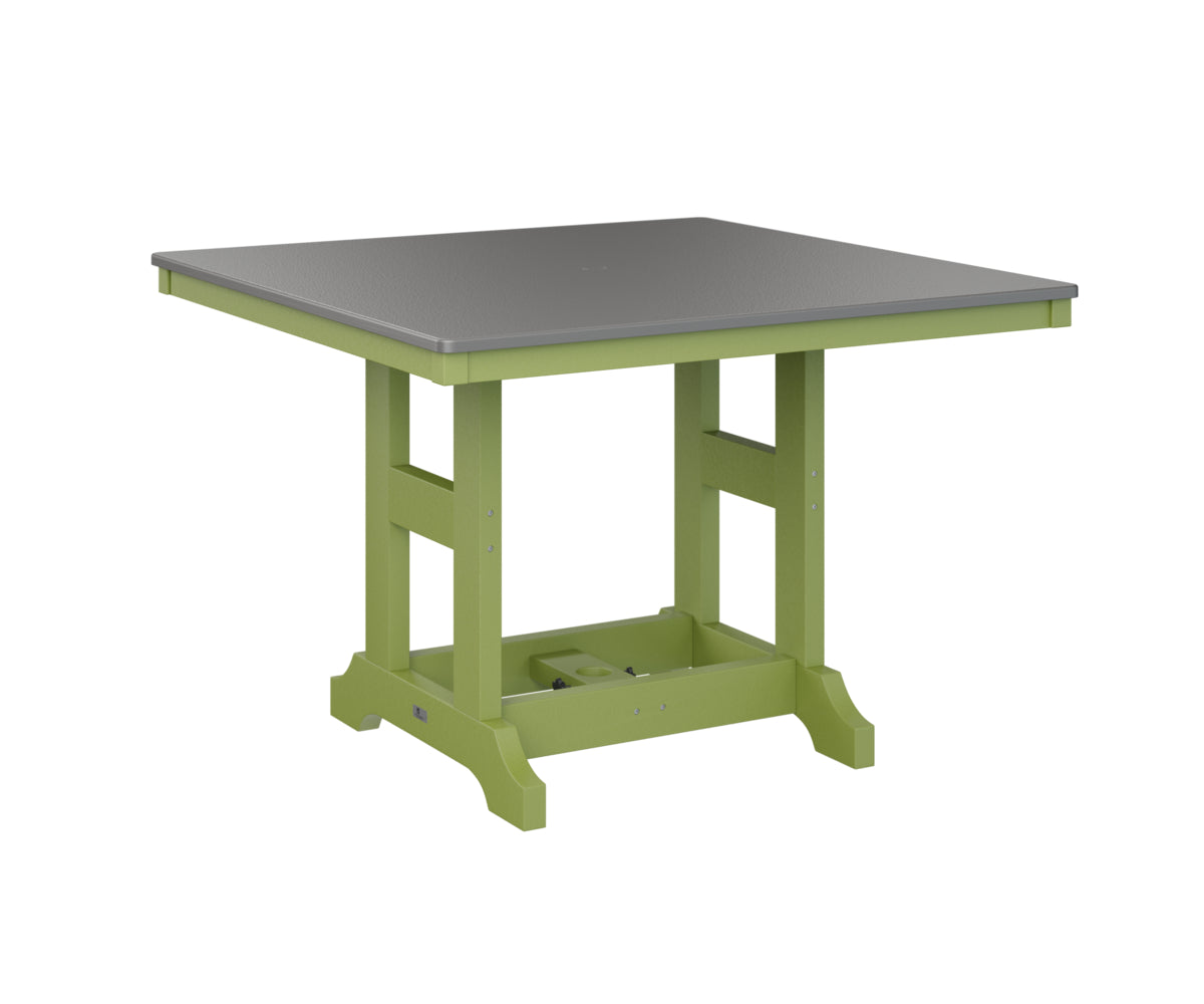 Berlin Gardens Garden Classic 44" Square Dining Table with Hammered Top