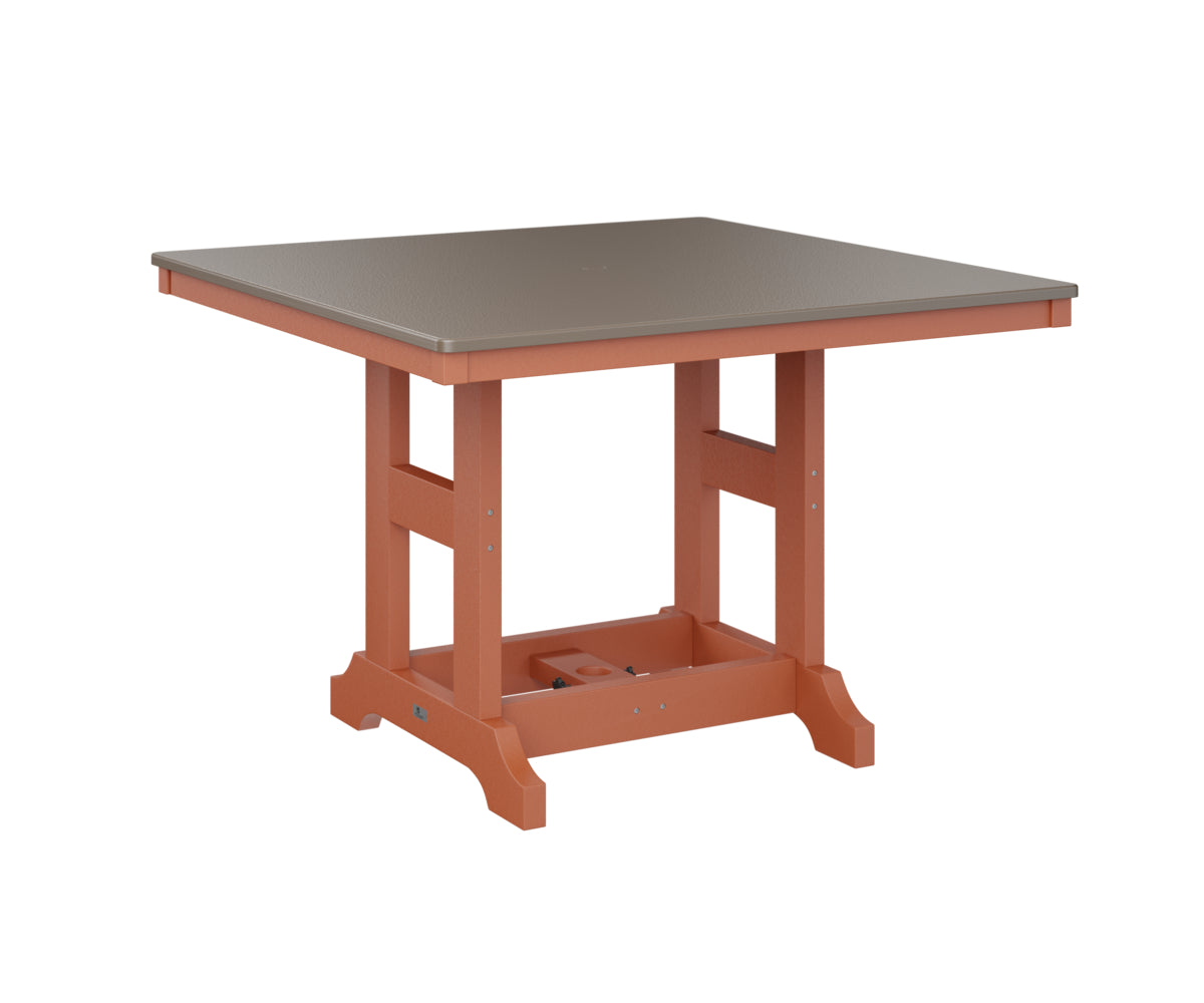 Berlin Gardens Garden Classic 44" Square Dining Table with Hammered Top