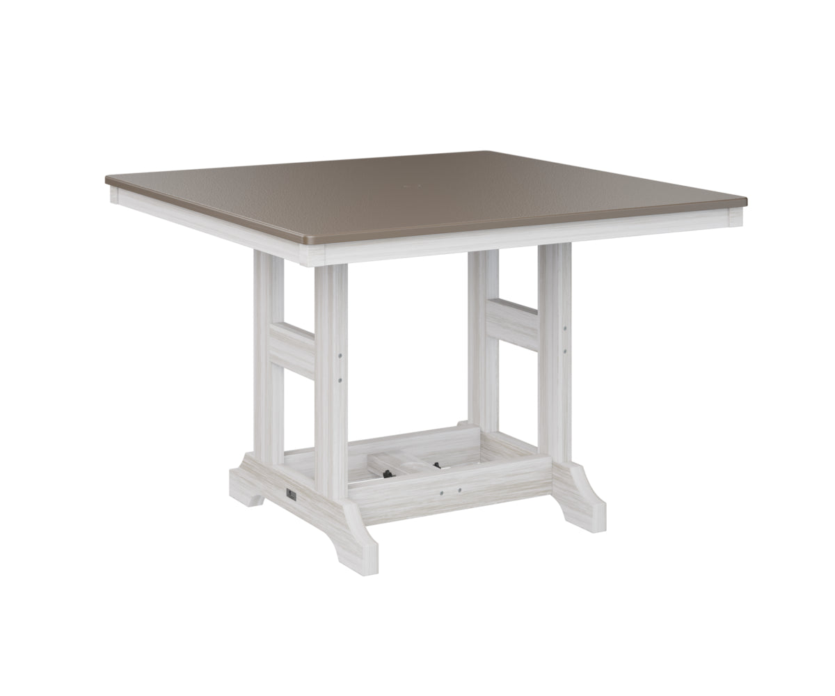 Berlin Gardens Garden Classic 44" Square Dining Table with Hammered Top