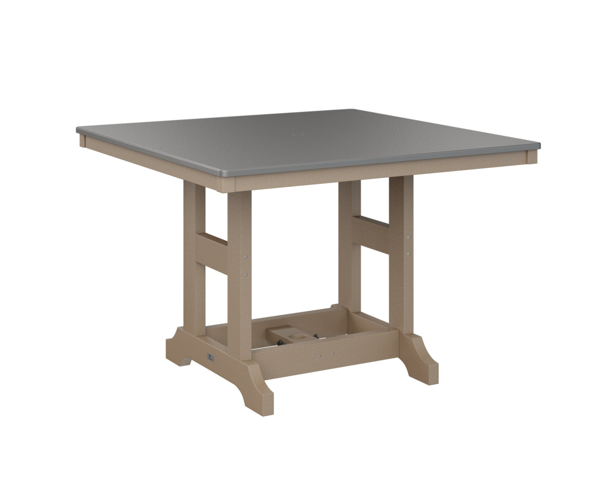 Berlin Gardens Garden Classic 44" Square Dining Table with Hammered Top