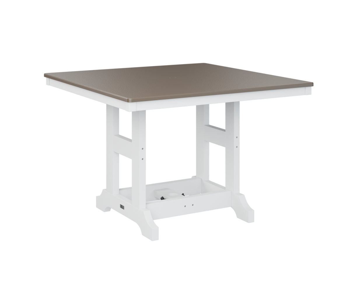Berlin Gardens Garden Classic 44" Square Dining Table with Hammered Top
