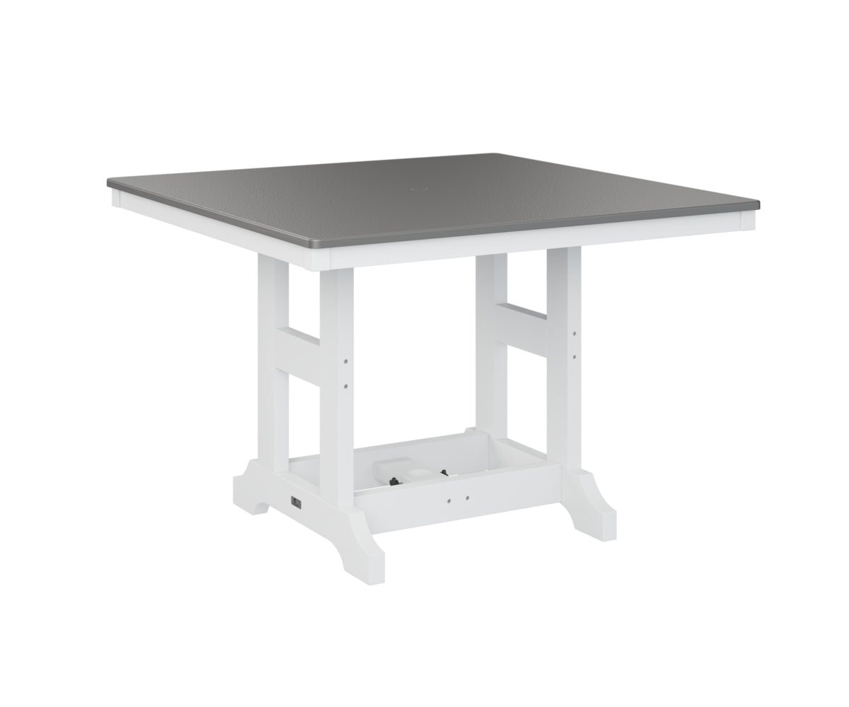 Berlin Gardens Garden Classic 44" Square Counter Table with Hammered Top