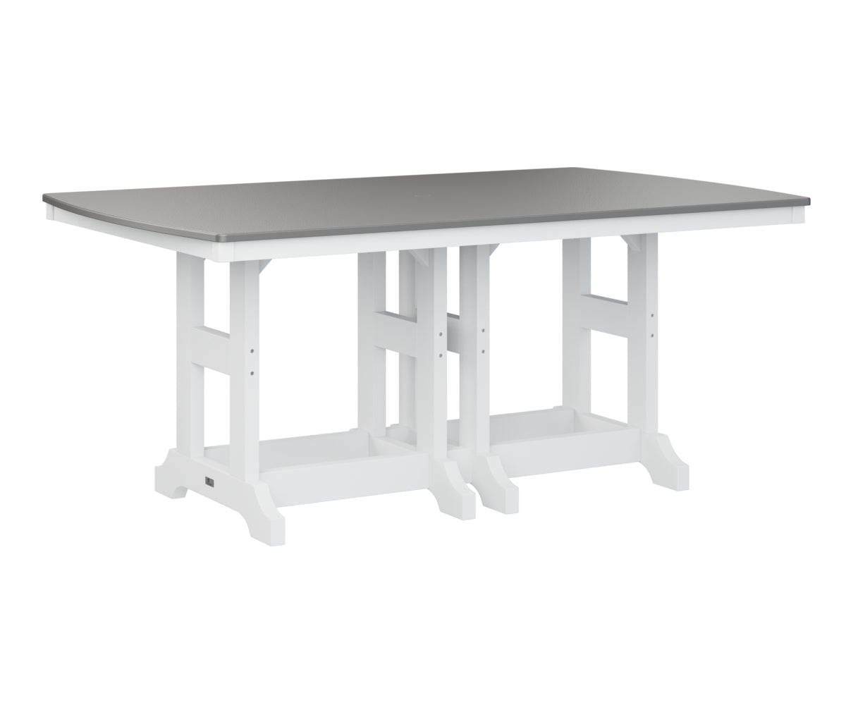 Berlin Gardens Garden Classic 44" x 72" Rectangular Dining Table with Hammered Top