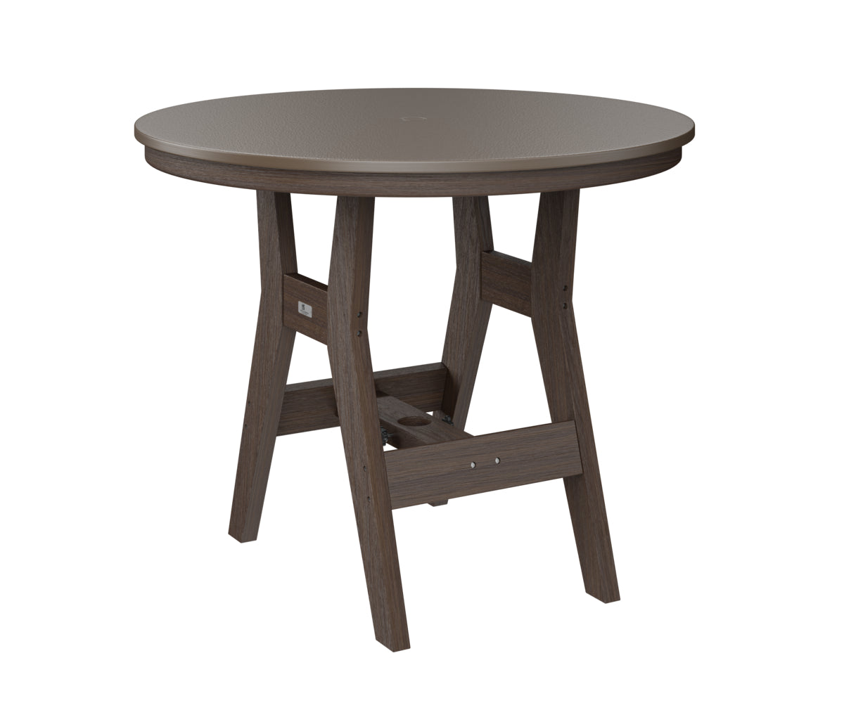 Berlin Gardens Harbor Dining Tables 38" Round Dining Table with Hammered Top