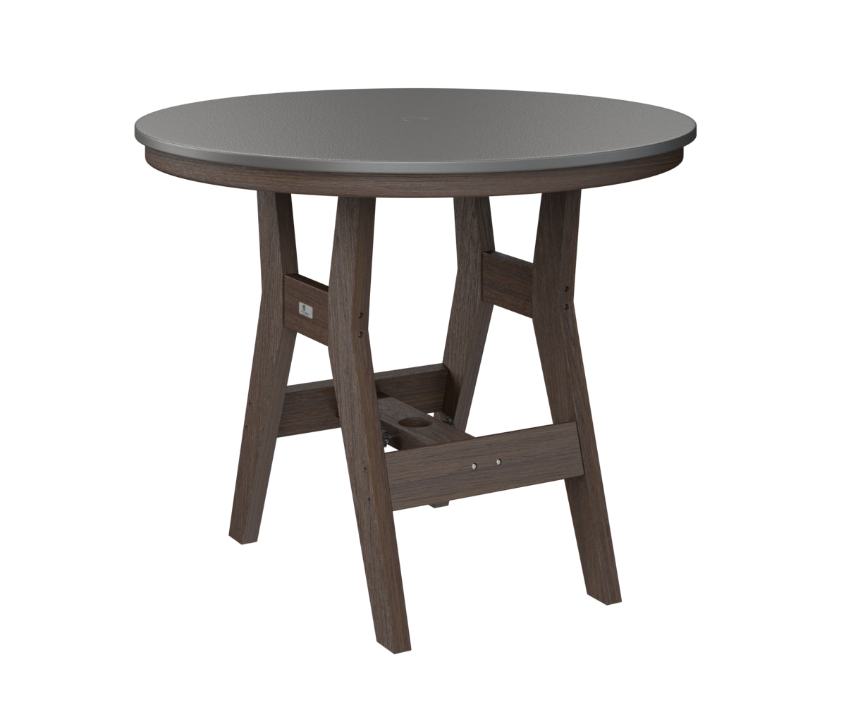 Berlin Gardens Harbor Dining Tables 38" Round Dining Table with Hammered Top