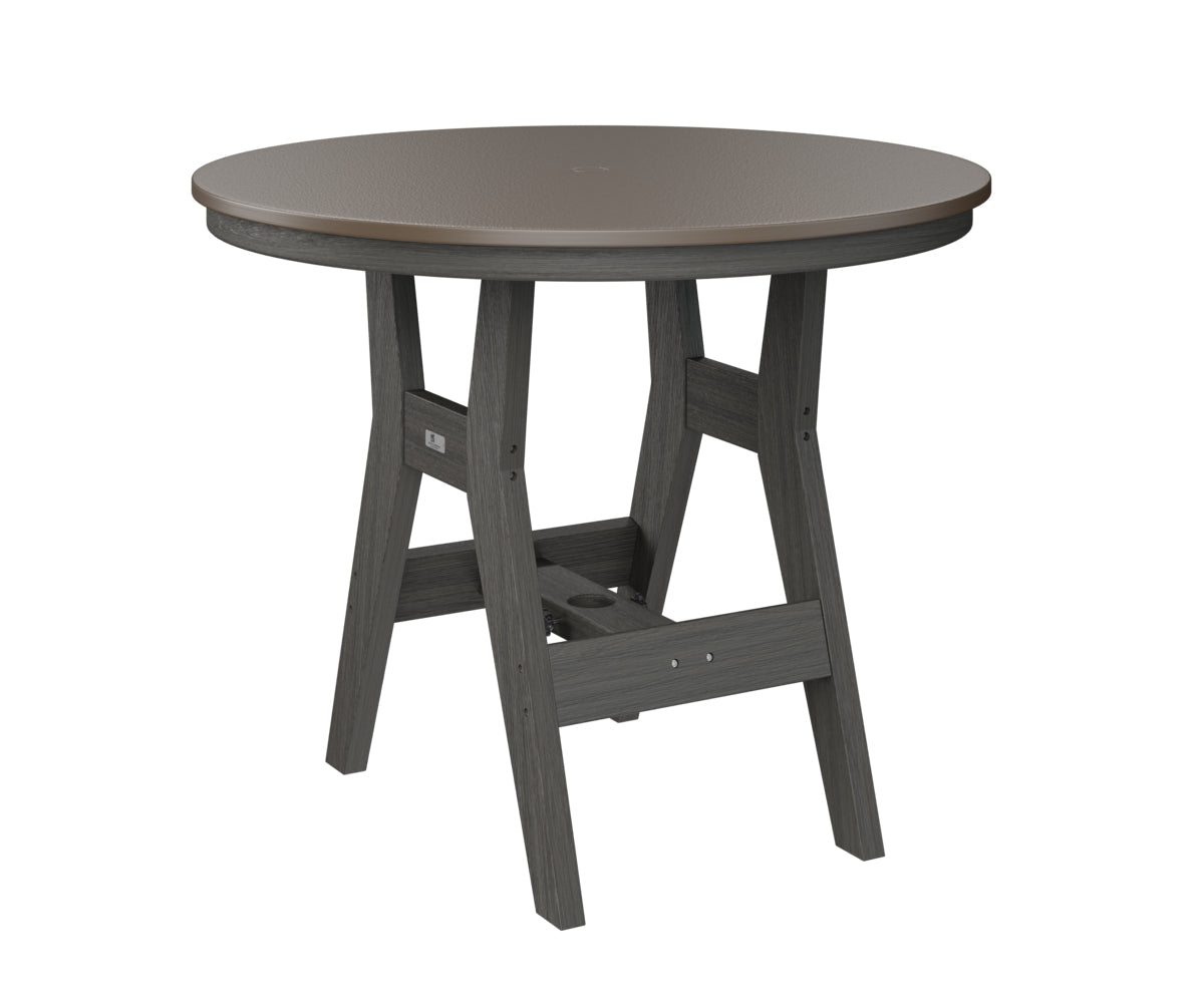 Berlin Gardens Harbor Dining Tables 38" Round Dining Table with Hammered Top