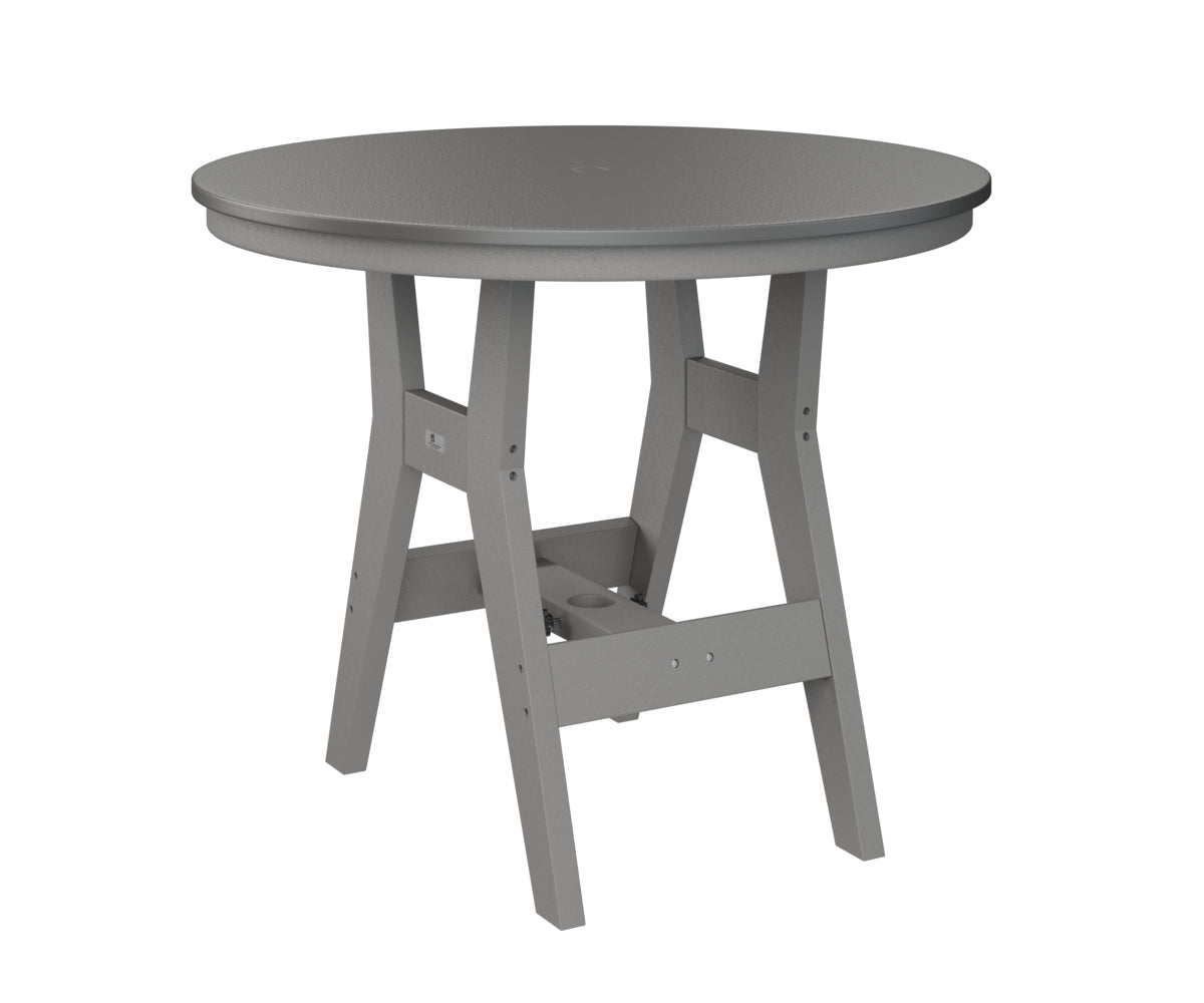 Berlin Gardens Harbor Dining Tables 38" Round Dining Table with Hammered Top