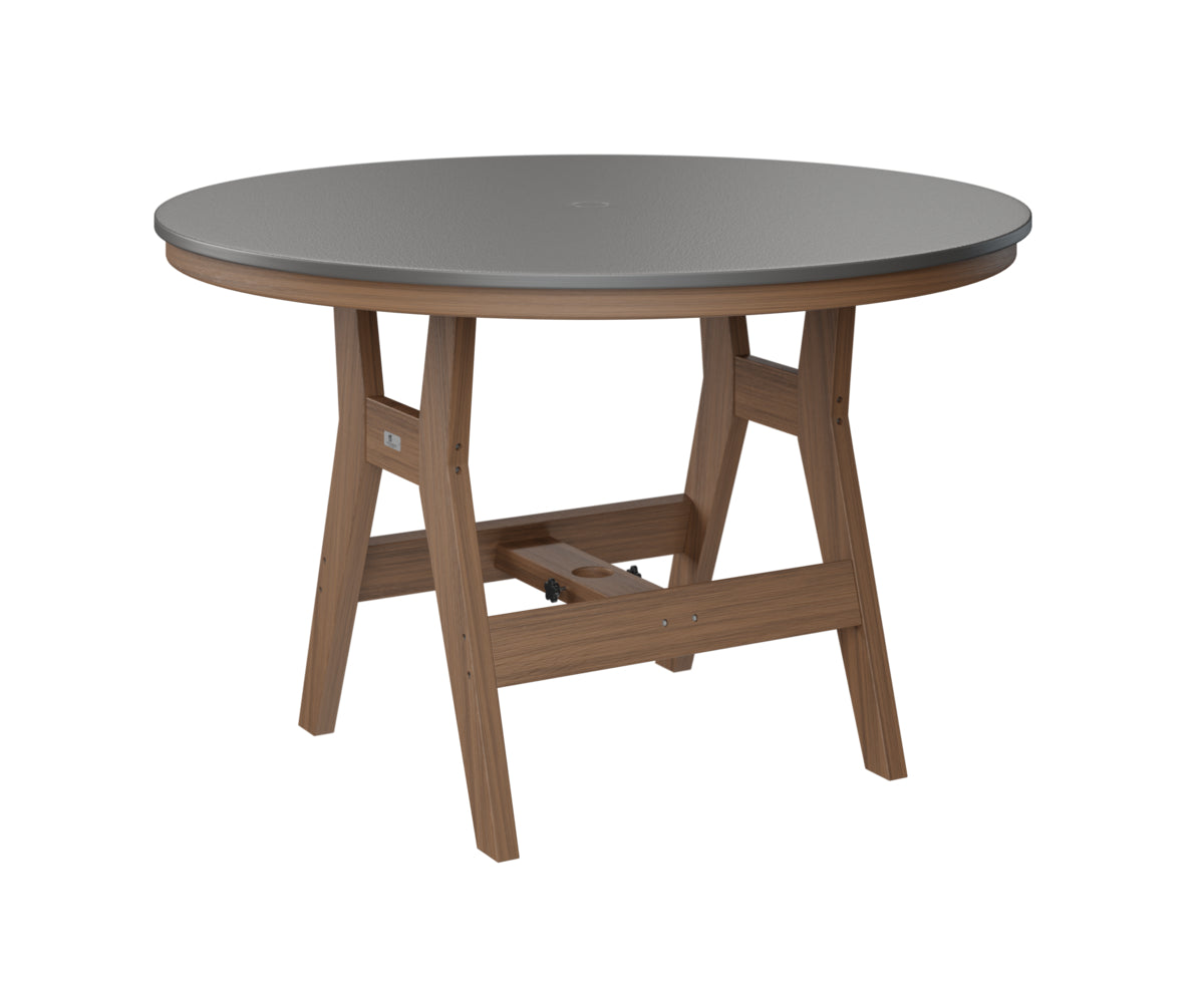 Berlin Gardens Harbor Counter Tables 48" Round Counter Table with Hammered Top