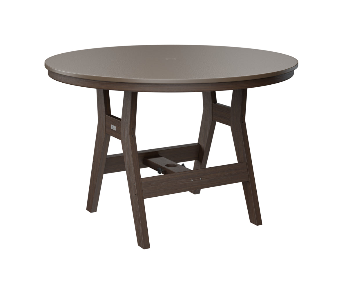 Berlin Gardens Harbor Dining Tables 48" Round Dining Table with Hammered Top