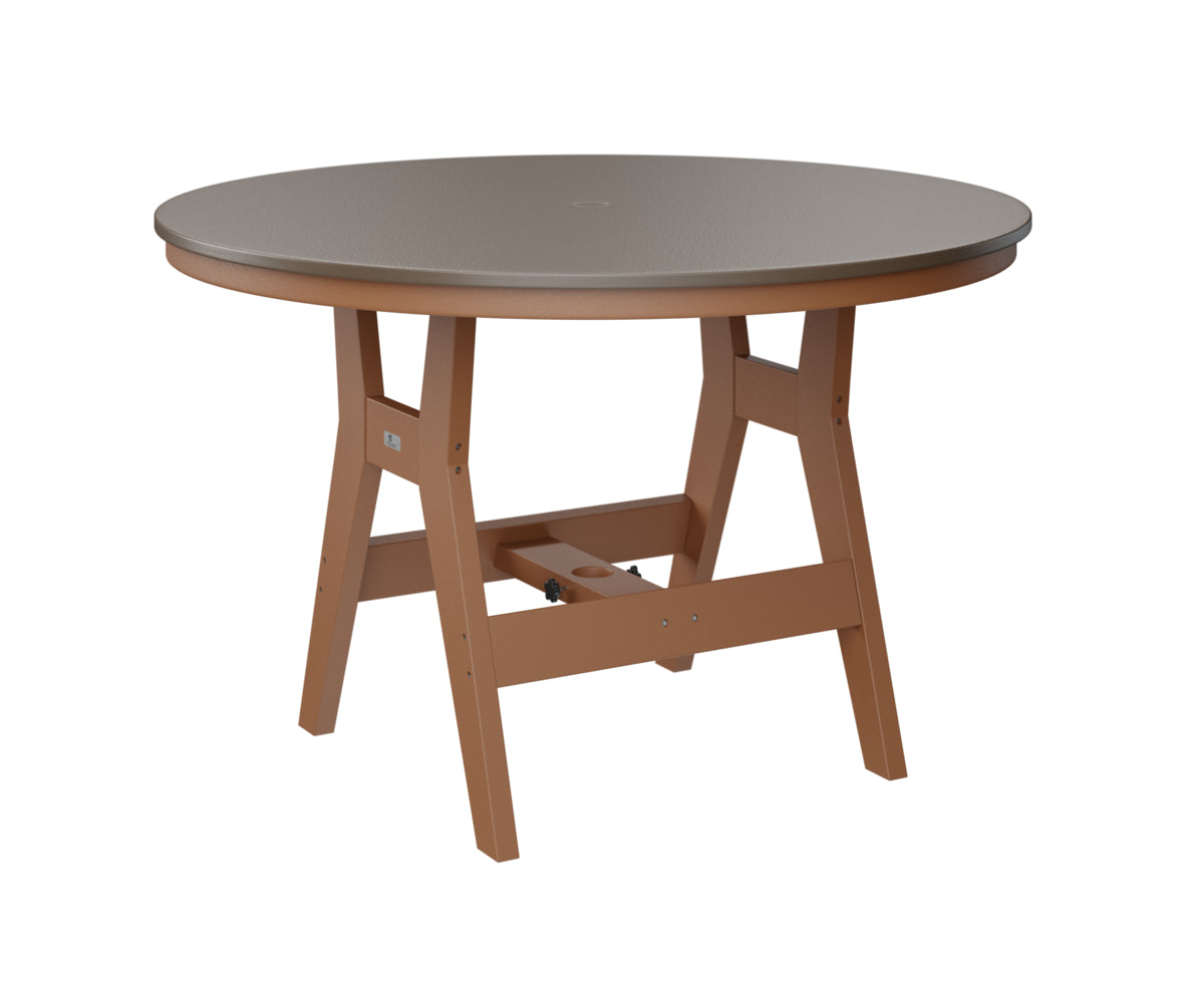 Berlin Gardens Harbor Bar Tables 48" Round Bar Table with Hammered Top