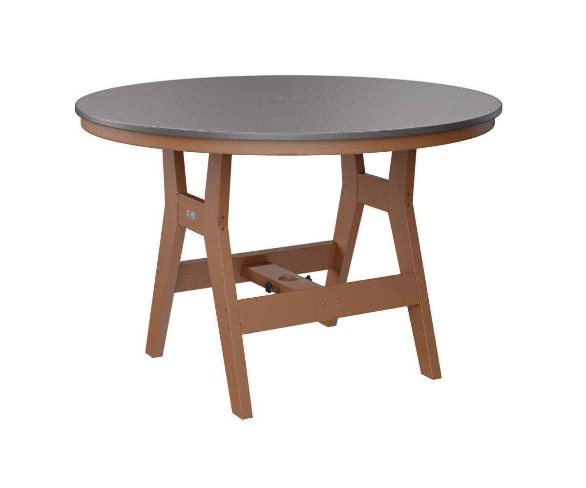 Berlin Gardens Harbor Counter Tables 48" Round Counter Table with Hammered Top