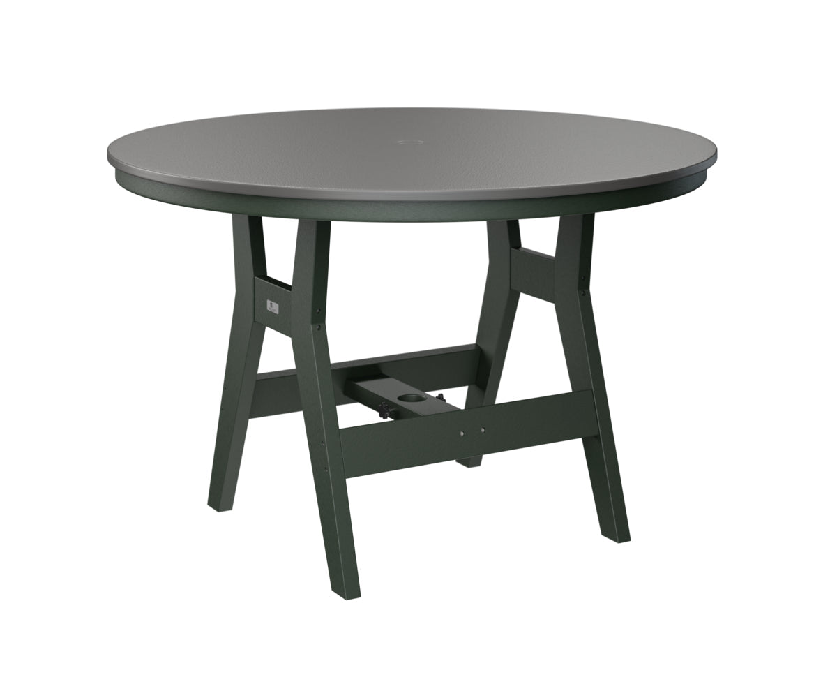 Berlin Gardens Harbor Dining Tables 48" Round Dining Table with Hammered Top