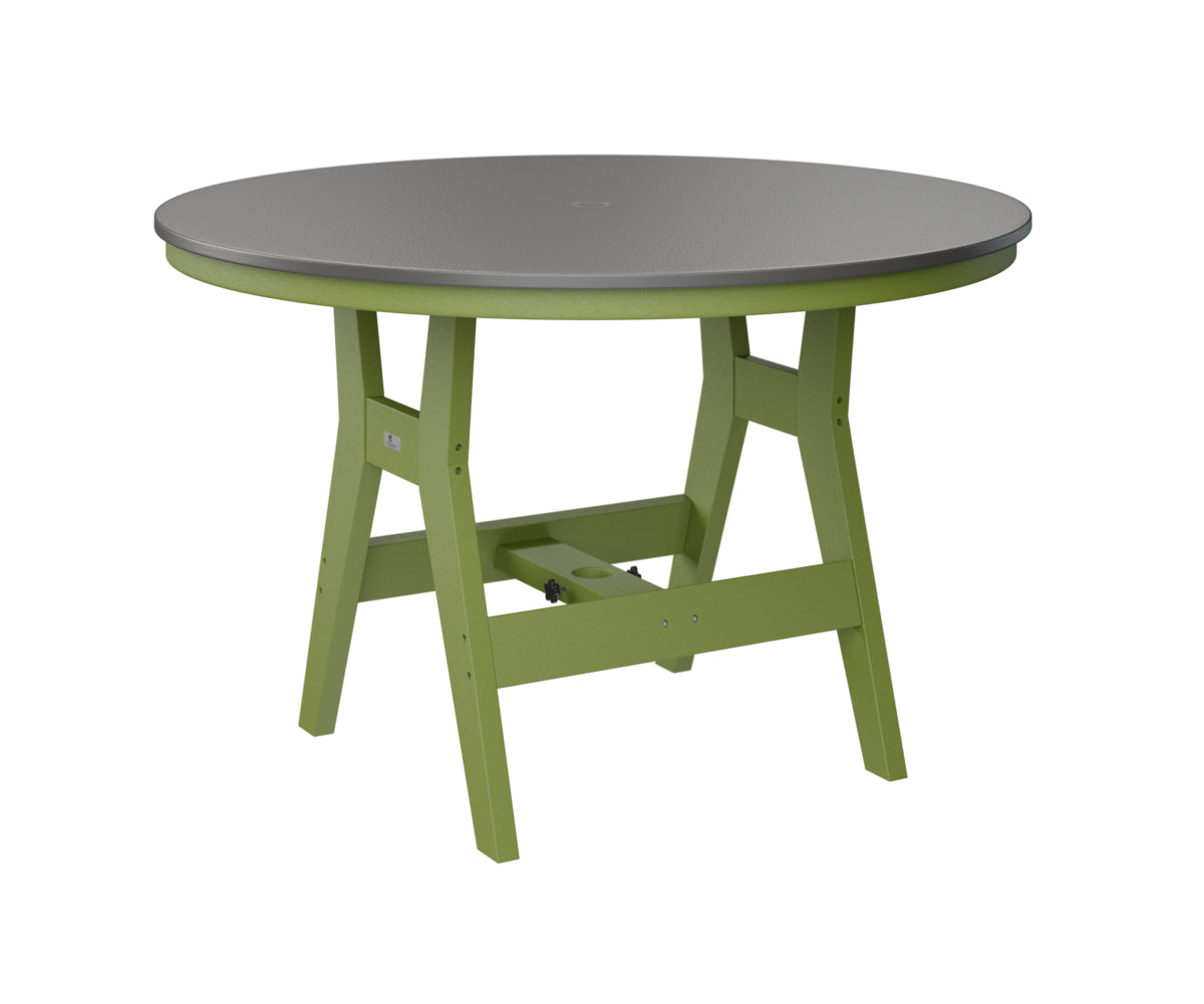 Berlin Gardens Harbor Dining Tables 48" Round Dining Table with Hammered Top
