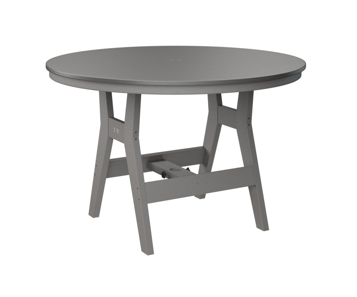Berlin Gardens Harbor Dining Tables 48" Round Dining Table with Hammered Top