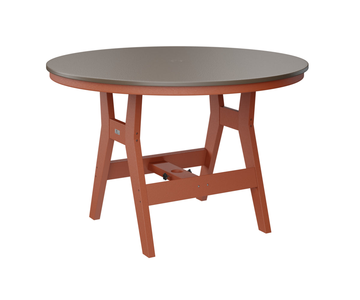 Berlin Gardens Harbor Bar Tables 48" Round Bar Table with Hammered Top