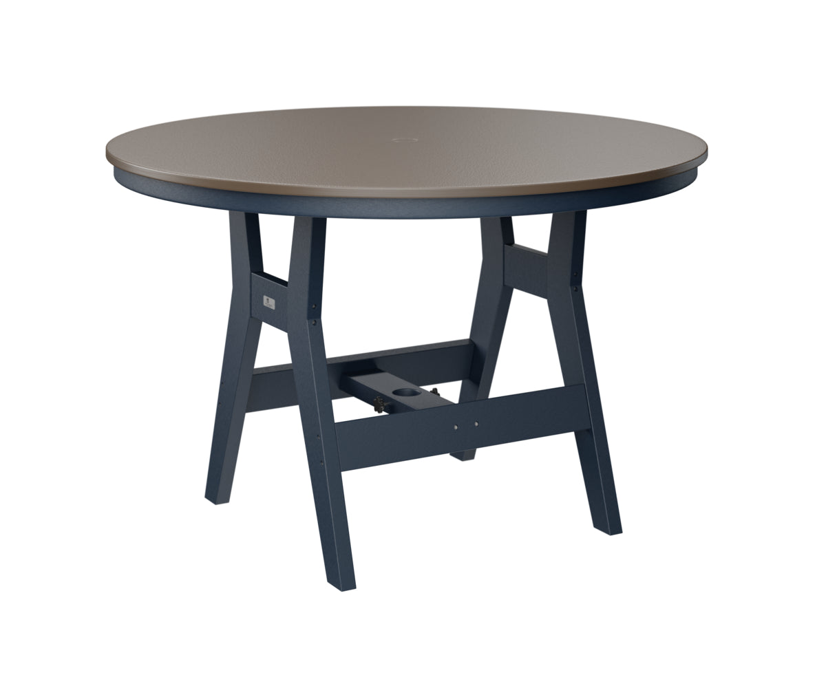Berlin Gardens Harbor Dining Tables 48" Round Dining Table with Hammered Top
