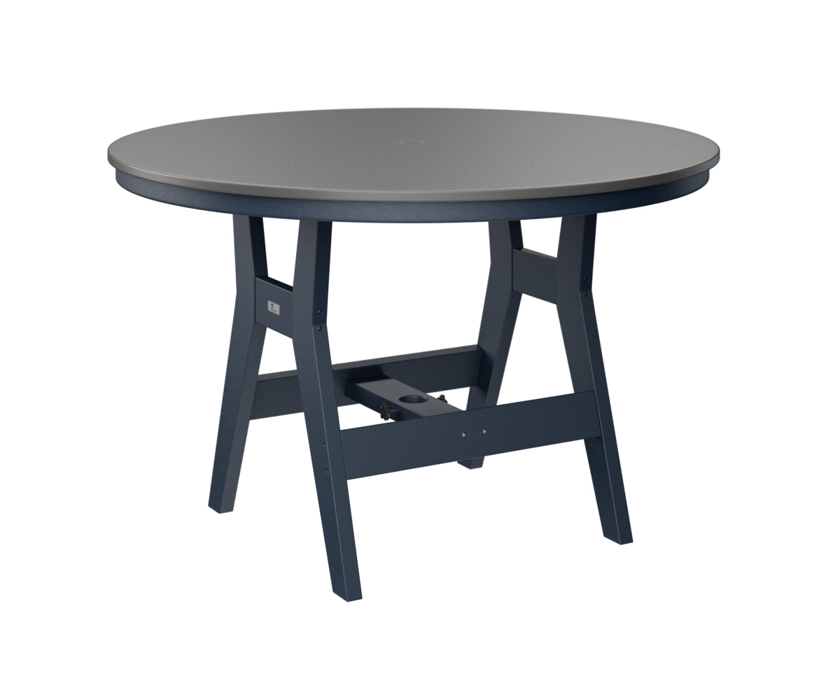 Berlin Gardens Harbor Dining Tables 48" Round Dining Table with Hammered Top