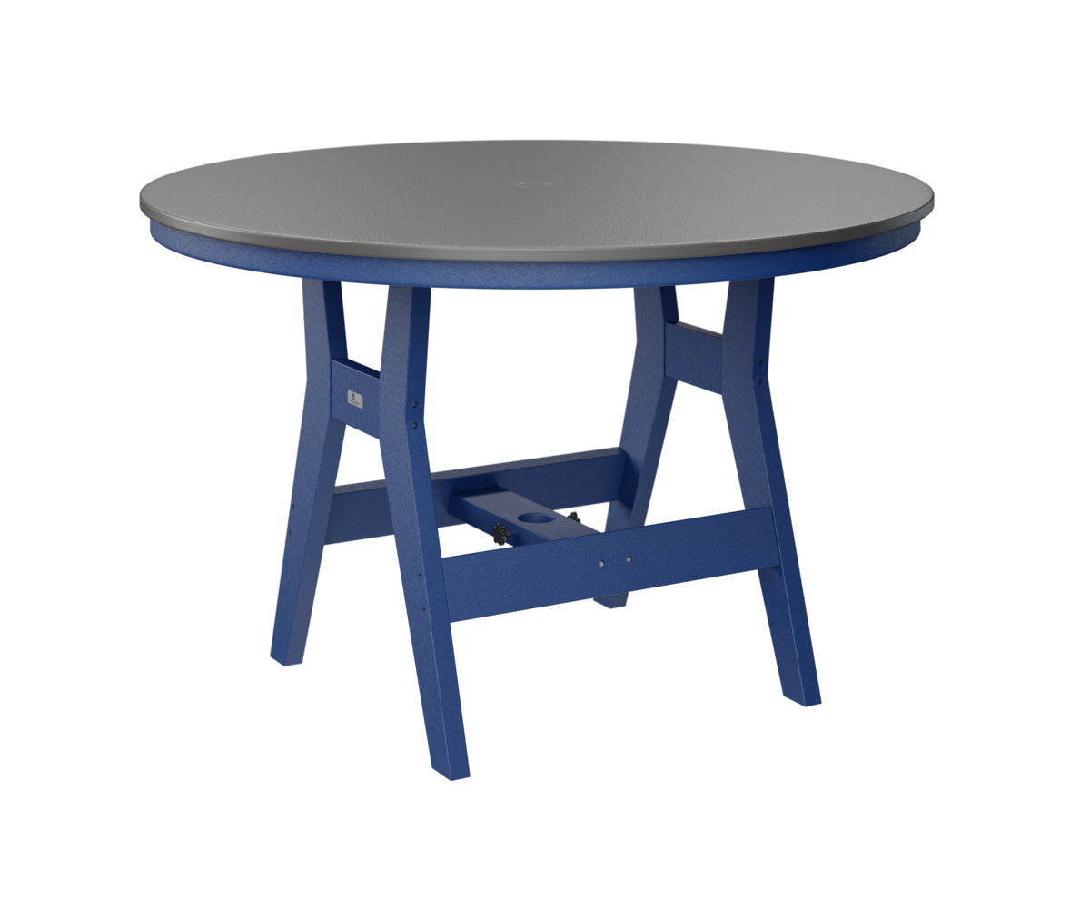 Berlin Gardens Harbor Counter Tables 48" Round Counter Table with Hammered Top