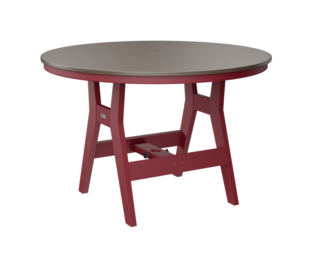 Berlin Gardens Harbor Bar Tables 48" Round Bar Table with Hammered Top