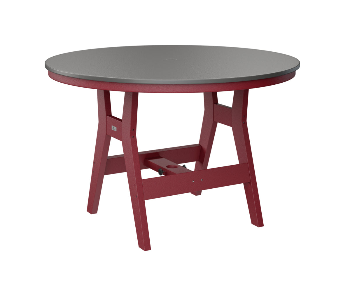 Berlin Gardens Harbor Bar Tables 48" Round Bar Table with Hammered Top