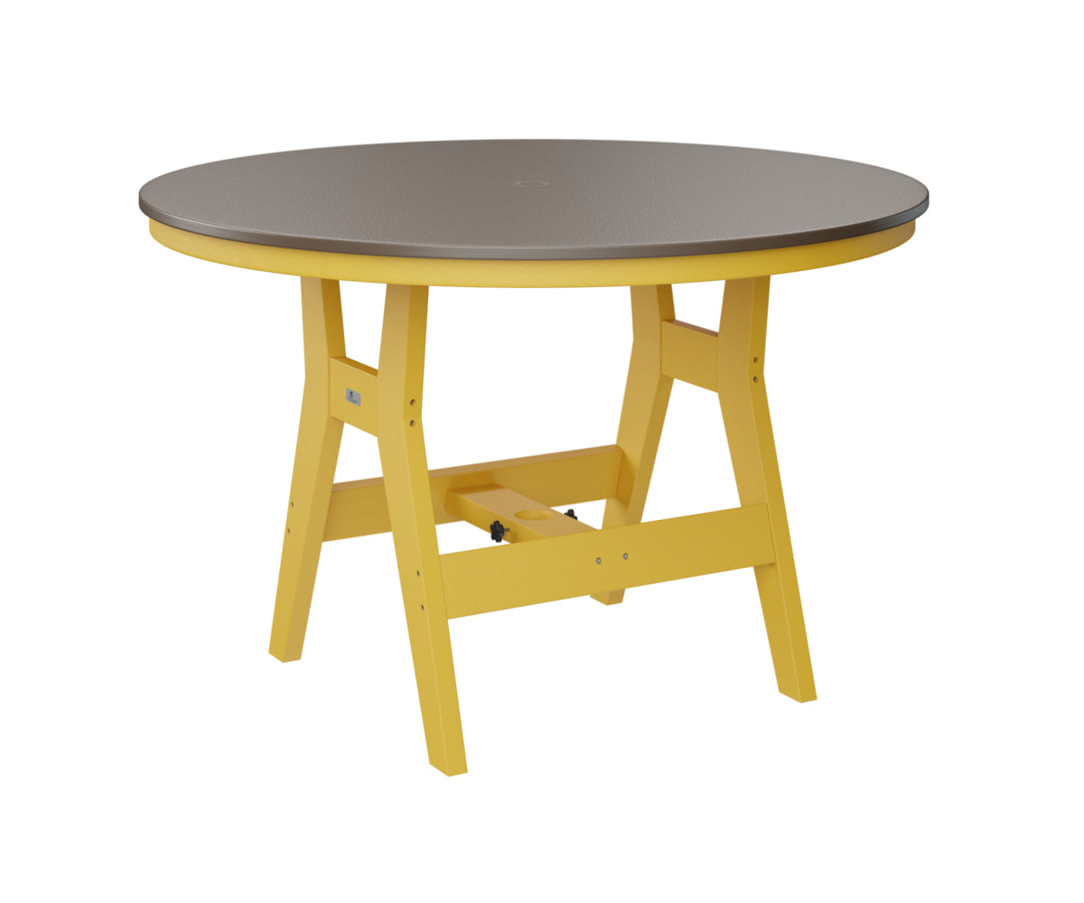 Berlin Gardens Harbor Bar Tables 48" Round Bar Table with Hammered Top