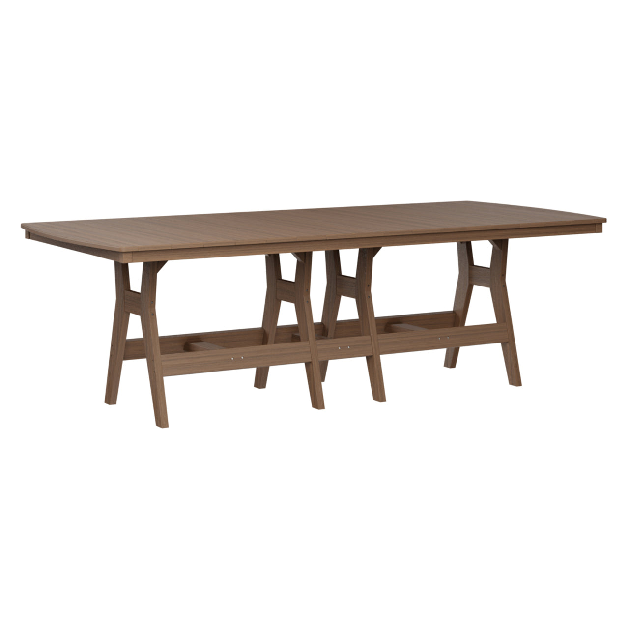 Berlin Gardens Harbor Bar Tables Standard Top 44" x 96" Rectangular Bar Table