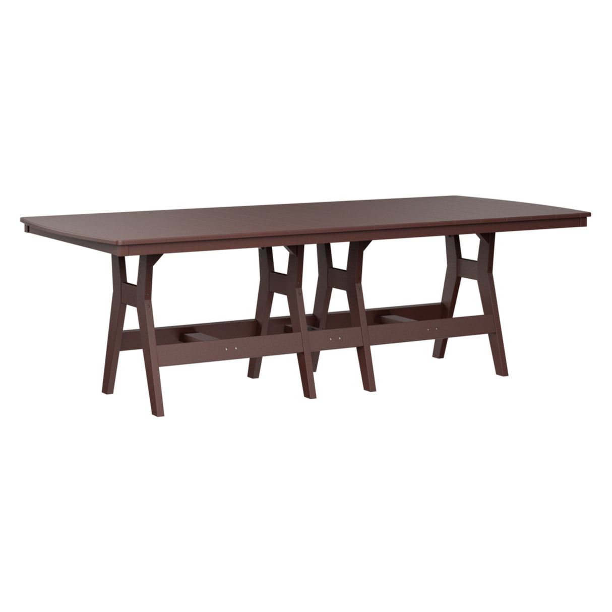 Berlin Gardens Harbor Bar Tables Standard Top 44" x 96" Rectangular Bar Table