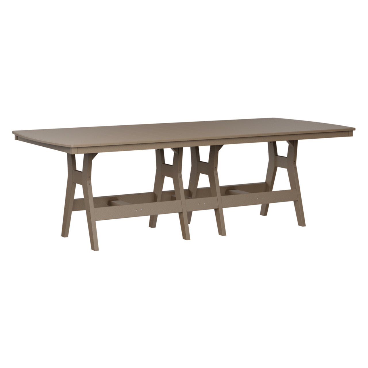 Berlin Gardens Harbor Counter Tables Standard Top 44" x 96" Rectangular Counter Table