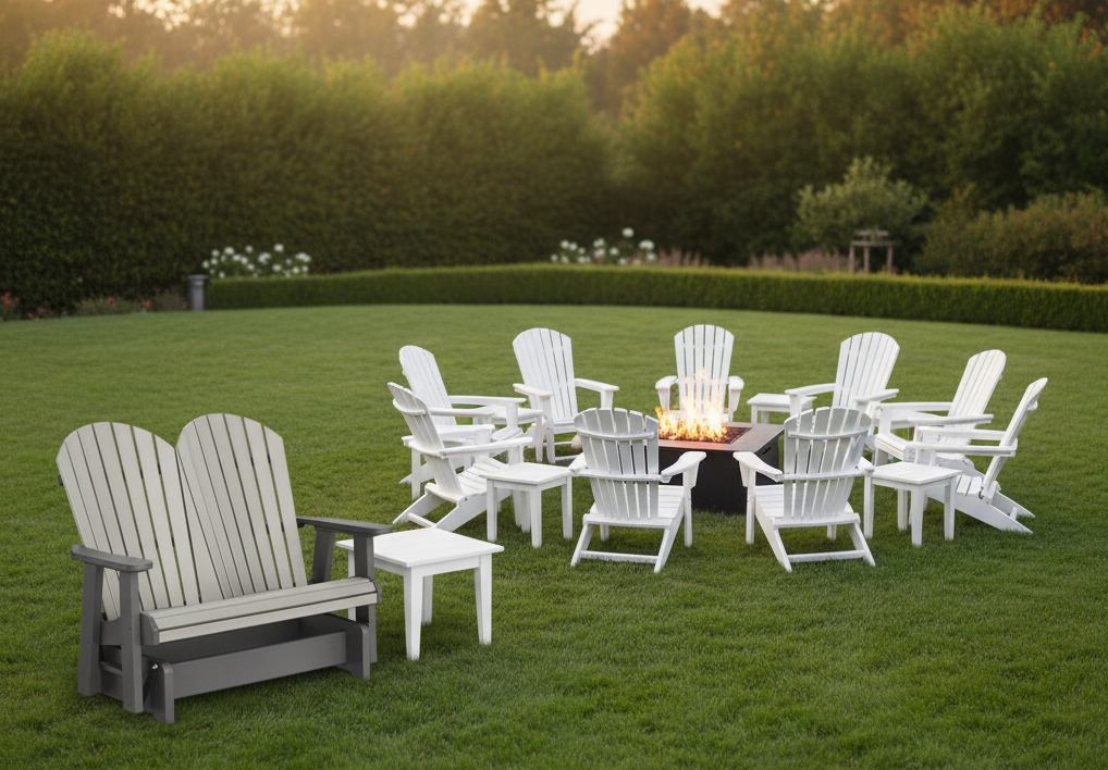 FREE Blaze Firepit With Purchase Of Artifex 17 Piece Classic Adirondack Set