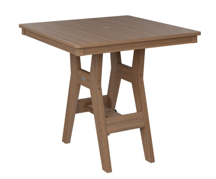 Berlin Gardens Harbor Bar Tables Standard Top 33" Square Bar Table