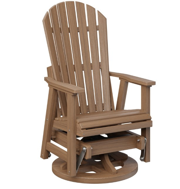 Berlin Gardens Comfo-Back Swivel Glider with Allochrome Brackets