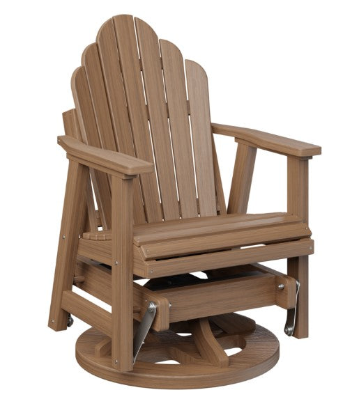 Berlin Gardens Cozi-Back Swivel Glider with Allochrome Brackets