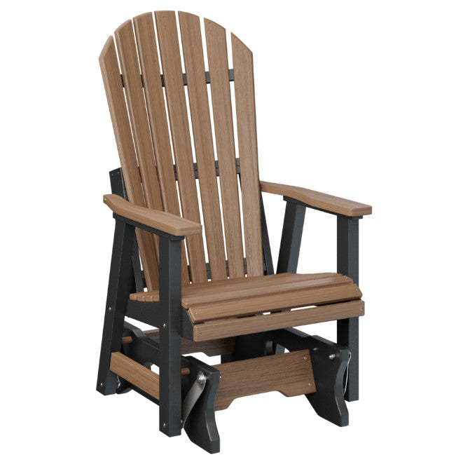 Berlin Gardens Comfo-Back Single Glider with Allochrome Brackets