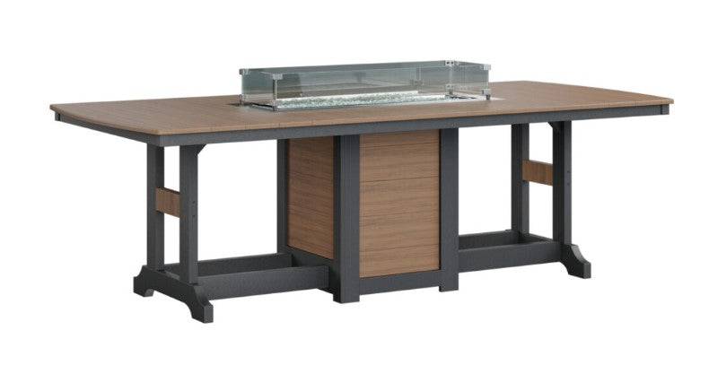 Berlin Gardens Garden Classic Standard Top 44" x 96" Rectangular Fire Dining Table