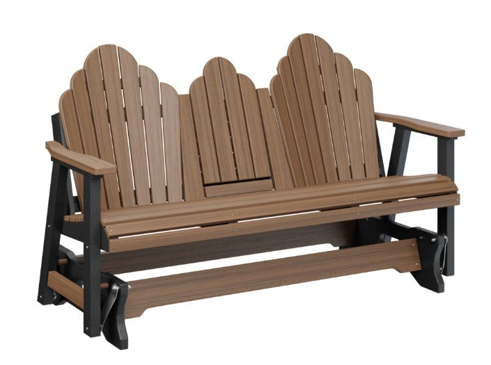 Berlin Gardens Cozi-Back Three Seat Glider w/Console Allochrome Brackets