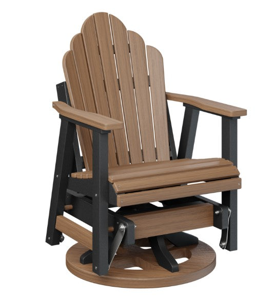 Berlin Gardens Cozi-Back Swivel Glider with Allochrome Brackets