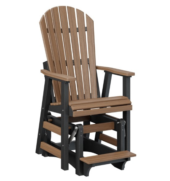 Berlin Gardens Comfo-Back Single Counter Glider with Allochrome Brackets