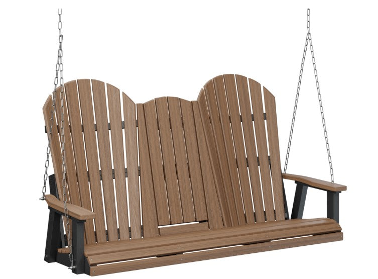 Berlin Gardens Comfo-Back Three Seat Swing w/Console (Zinc Chains)