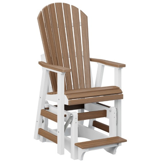 Berlin Gardens Comfo-Back Single Counter Glider with Allochrome Brackets