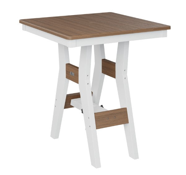 Berlin Gardens Harbor Bar Tables Standard Top 28" Square Bar Table