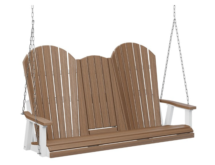 Berlin Gardens Comfo-Back Three Seat Swing w/Console (Zinc Chains)