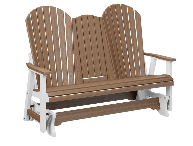 Berlin Gardens Comfo-Back Three Seat Glider w/Console Allochrome Brackets