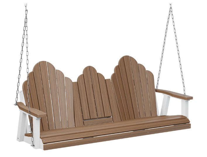 Berlin Gardens Cozi-Back Three Seat Swing w/Console (Stainless Chains)