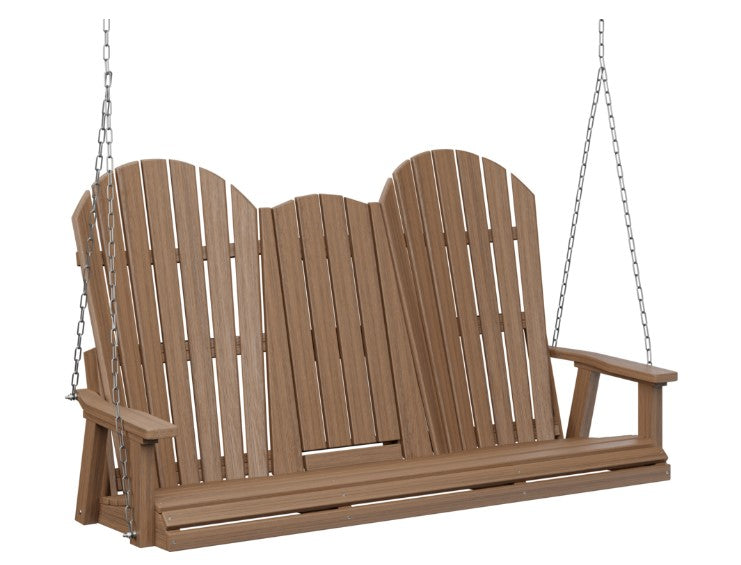 Berlin Gardens Comfo-Back Three Seat Swing w/Console (Zinc Chains)