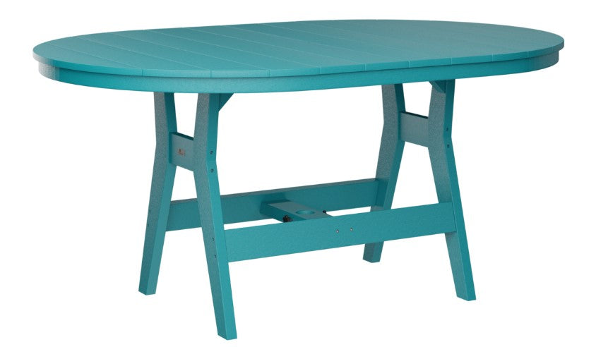 Berlin Gardens Harbor Bar Tables Standard Top 44" x 64" Oblong Bar Table